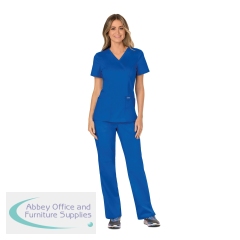 Cherokee WW610 Revolution Mock Wrap Top Royal Blue XS CHWW610/ROYA/XS