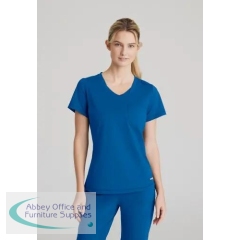 Skechers Slip-ins Flow Knit Scrub Top Royal Blue XL SKT221/ROYA/XL