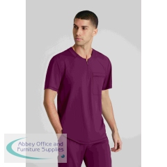 Skechers Slip-ins Flex Knit Scrub Top Wine XL SKT229/WINE/XL