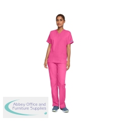 Cherokee Unisex Scrub Top Shocking Pink 3XL CH4700/SHPK/3XL