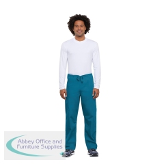 Cherokee Unisex Drawstring Scrub Trousers Caribbean Blue 5XL CH4100/CARI/5XL