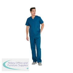 Dickies Signature Unisex Scrub Top Caribbean Blue L CH83706/CARI/L