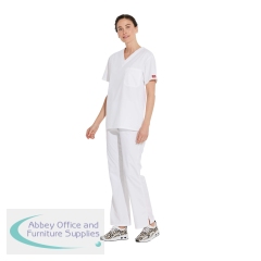 Dickies Signature Unisex Scrub Top White 3XL CH83706/WHIT/3XL