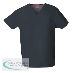 Dickies Signature Unisex Scrub Top Pewter 2XL CH83706/PEWT/2XL