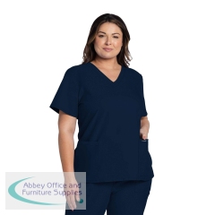 Cherokee Originals Ultra Women\'s V-neck Scrub Top Navy 3XL CKE953A/NAVY/3XL