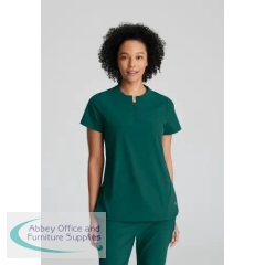 Barco One Flux Medical Scrub Top Hunter Green S BOT216/HUNT/S