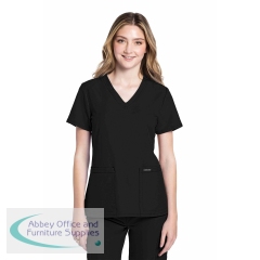Cherokee Originals Ultra Women\'s V-neck Scrub Top Black 2XL CKE953A/BLAC/2XL