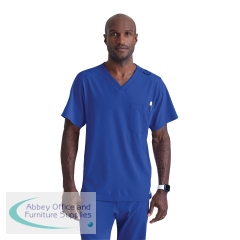 Skechers Unisex V Neck Scrub Top Galaxy Blue 4XL SK0112/GABL/4XL