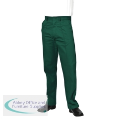 Work in Style MT037 Male Healthcare Trouser Bottle Green Size 48 in MT037/BOTT/48