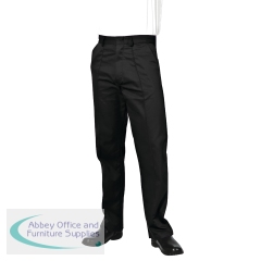 Work in Style MT037 Male Healthcare Trouser Black Size 30 in MT037/BLAC/30