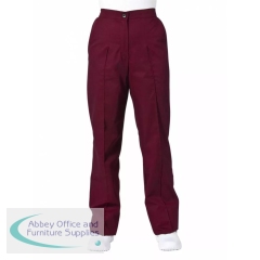 Work in Style Anne Healthcare Trousers Short Maroon 36 ANNES/MARO/36