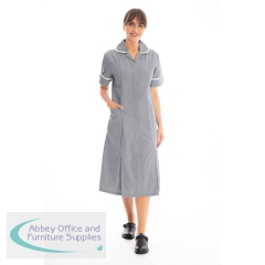 Work in Style Nursing Dress Storm Grey/White 44 DVDDRSTOR/WHT44