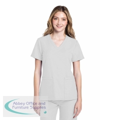 Cherokee Originals Ultra Women\'s V-neck Scrub Top White 2XL CKE953A/WHIT/2XL