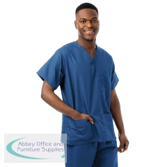 334LW Unisex Lightweight Scrub Top Cornflower Size S 334LW/CORN/S