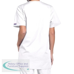 Cherokee Professional Unisex V-Neck Scrub Top White XS CH4876/WHIT/XS