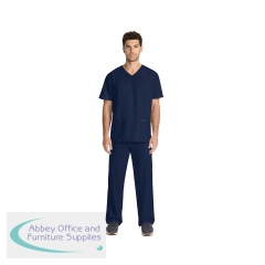 Cherokee Originals Ultra Unisex V-Neck Scrub Top Navy 2XL CKE00014ANAVY2XL