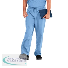 Key Scrubs KEYTR100 Eco Stretch Atlantic Scrub Trouser Ceil Blue Size 3XL KEYTR100CEIL3XL