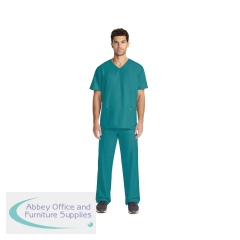 Cherokee Originals Ultra Unisex V-Neck Scrub Top Teal XL CKE00014ATEALXL