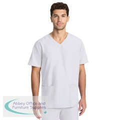 Cherokee Originals Ultra Unisex V-Neck Scrub Top White 2XL CKE00014AWHT2XL
