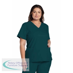 Cherokee Originals Ultra Women\'s V-neck Scrub Top Caribbean Blue M CKE953A/CARI/M
