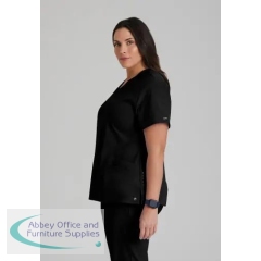 Barco One Pulse Scrub Top Black 2XL BA5106/BLAC/2XL