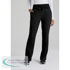Barco One Stride Mid Rise Scrub Trousers Black 2XL BA5206/BLAC/2XL