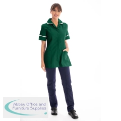 Work in Style Women\'s Nursing Tunic Bottle Green/White 30 DVDTRBOTT/WHT30