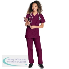 Cherokee Originals Unisex Scrub Set Wine 5XL WW530C/WINE/5XL