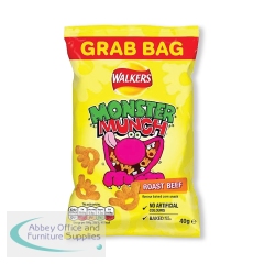 Walkers Monster Munch Roast Beef Crisps 40g (Pack of 35) 12227