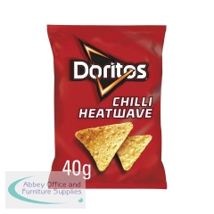Doritos Chilli Heatwave Crisps 40g (Pack of 32) 08016