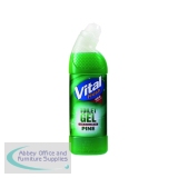 Vital Fresh Toilet Gel Pine 750ml (12 Pack) WX00212