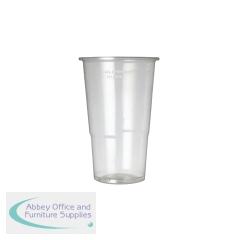 Plastic Half Pint Glass (Pack of 50) WX10429