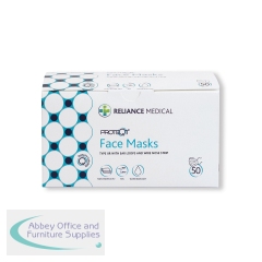 Disposable 3-Ply Face Masks Half Face (Pack of 50) WX120520