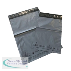 Pilot Opaque Poly Mailing Bag 432x560mm 40mm Lip Grey (Pack of 500) 5056301801162