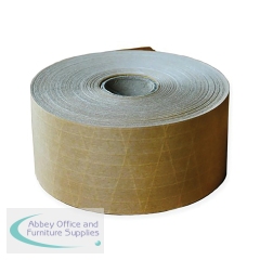 Reinforced Gummed Paper Tape GSI 60mm x 150m Buff 5056301801230