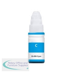 Compatible Canon GI-490 Cyan Ink Bottle