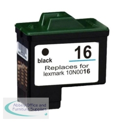 Compatible Lexmark 16 Black 10N0016E Ink Cartridge