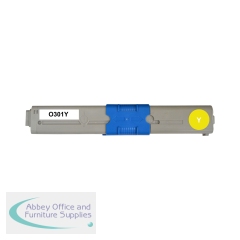 Compatible Oki C301 / C321 Yellow Toner