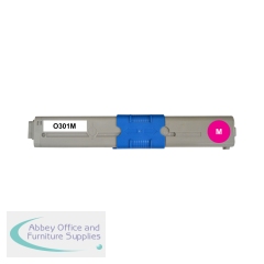 Compatible Oki C301 / C321 Magenta Toner