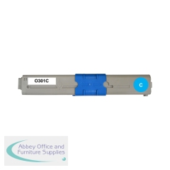 Compatible Oki C301 / C321 Cyan Toner