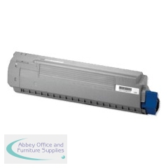 Compatible Oki C823 Cyan Toner, also 46443103