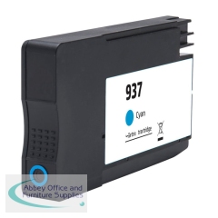Compatible HP 937XL Cyan Ink Cartridge 1.65K (not for e models)