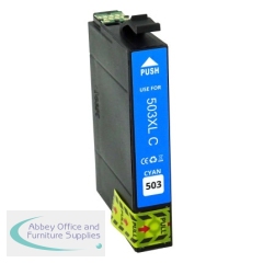 Compatible Epson 503XL Cyan C13T09R24010 Ink Cartridge
