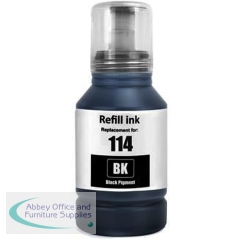 Compatible Epson T114 Black Ink Bottle 70ml