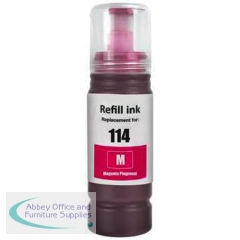 Compatible Epson T114 Magenta Ink Bottle 70ml