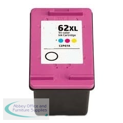 Compatible HP 62XL Colour C2P07AE Ink Cartridge