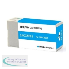Compatible Epson SJIC22P Cyan Ink