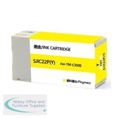 Compatible Epson SJIC22P Yellow Ink