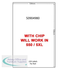 Compatible Dymo S0904980 Labels, WITH CHIP