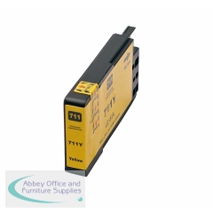Compatible HP 711 Yellow CZ132A Ink Cartridge